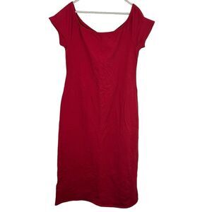Boston Proper red maxi dress Rio Red Off The Shoulder Short Sleeve Maxi size XL